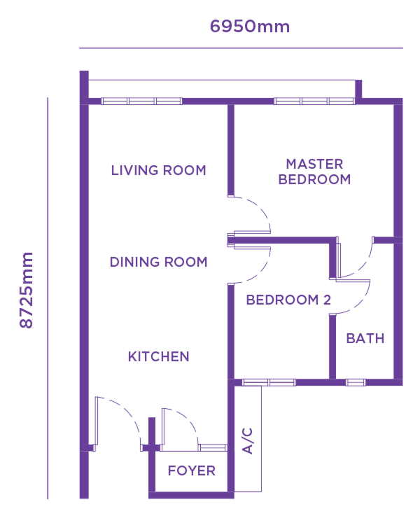 Kamelia Type A floor plan