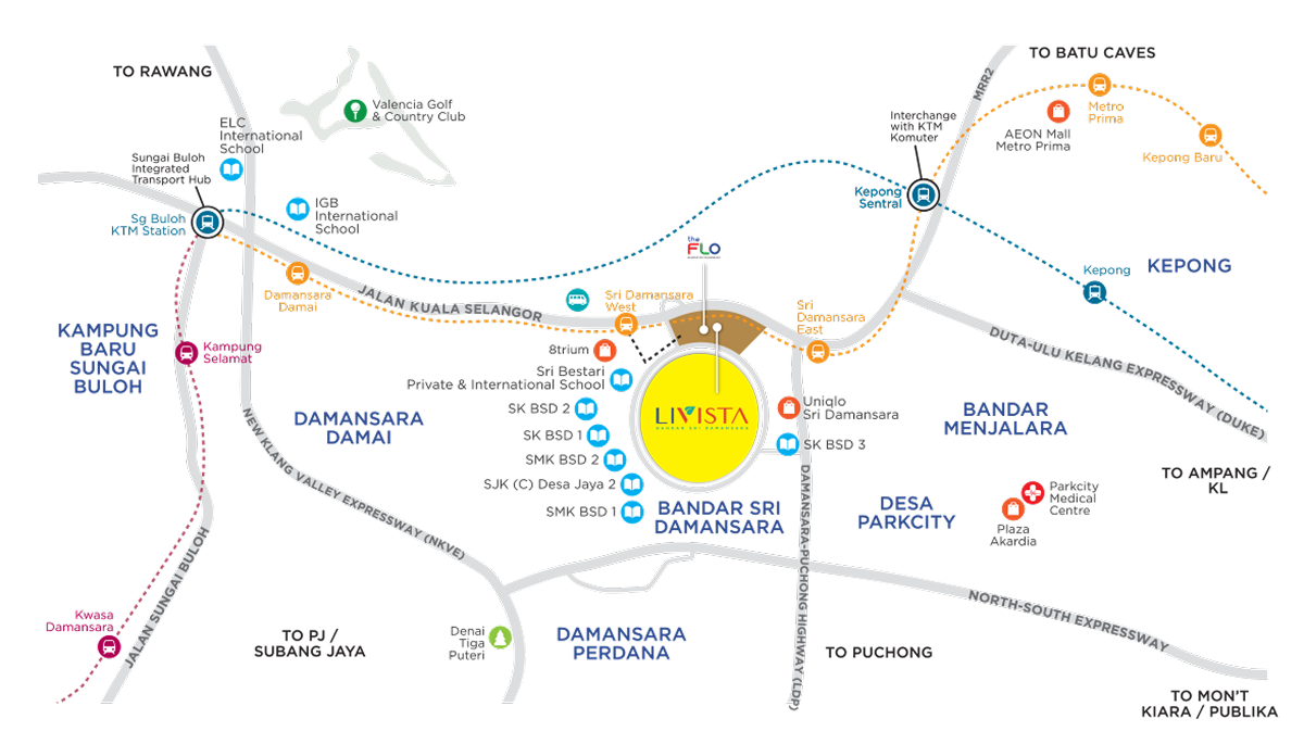 Livista location map