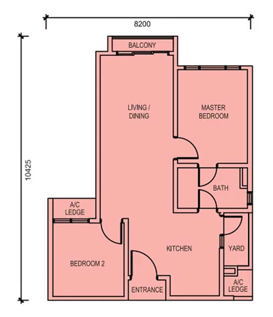 Livista Type A floor plan